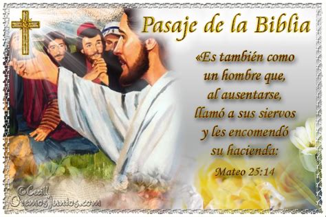 Mateo 25:14.